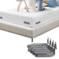 4PCS Invisible Bedsheet Clips Bed Sheet Holders With Lock Strips For Corners