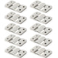 10 Pairs Flush Mount Brackets with Screws Flush Concealed Mount Bracket for Picture Frame Furniture