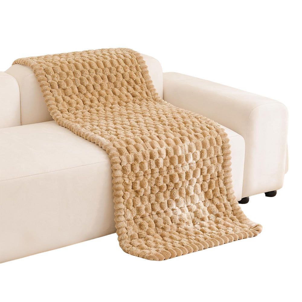 Non Slip Couch Cover Soft Wear Resistant Furniture Protector for Sofa Protection-Brown