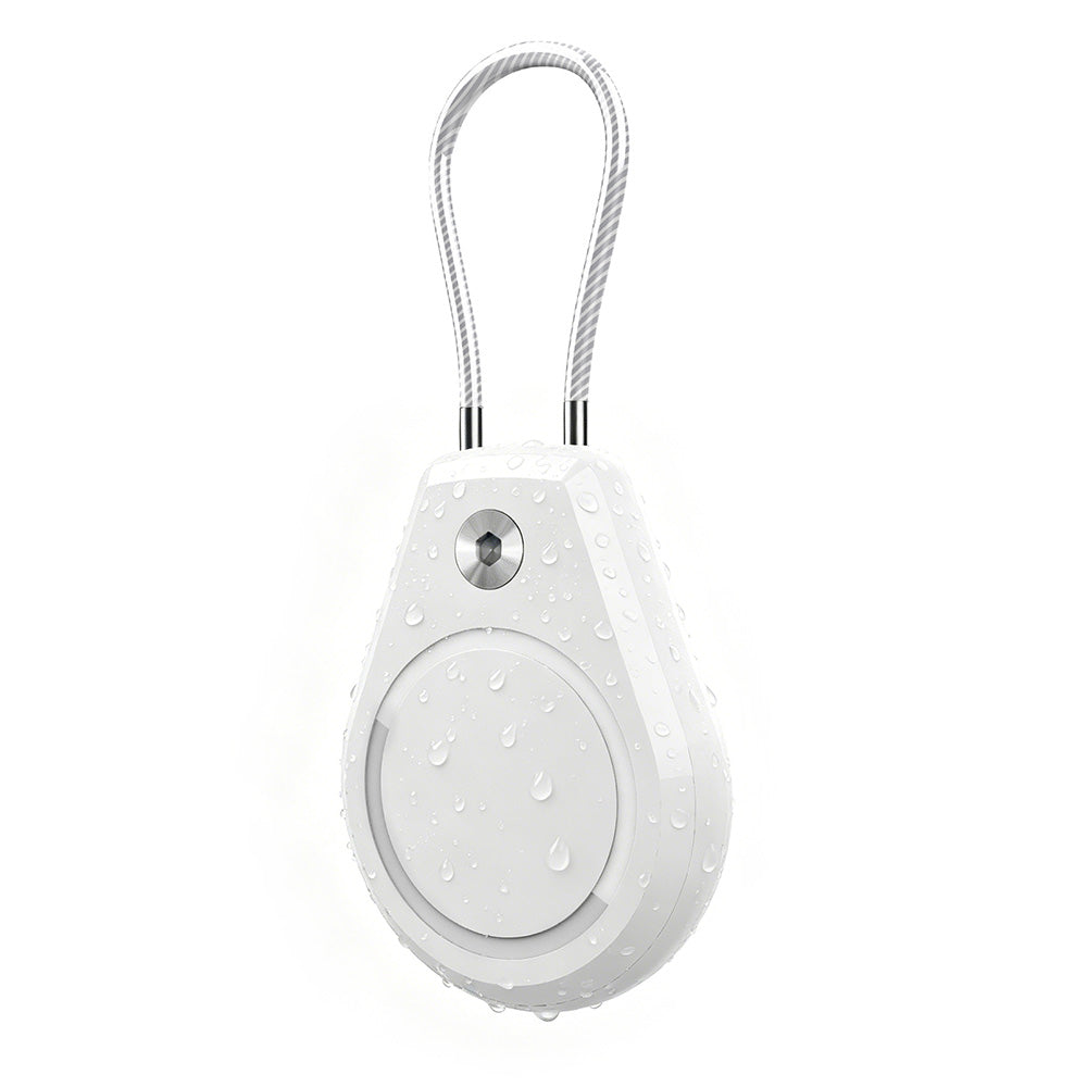 Lock Tracker Case with Steel Cable Hard Shell Protector for AirTag Keychain Luggage