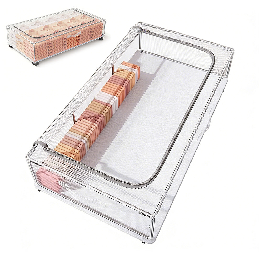 Under Bed Storage Containers With Wheels Under Bed Storage Drawers For Shoes Blankets Clothes