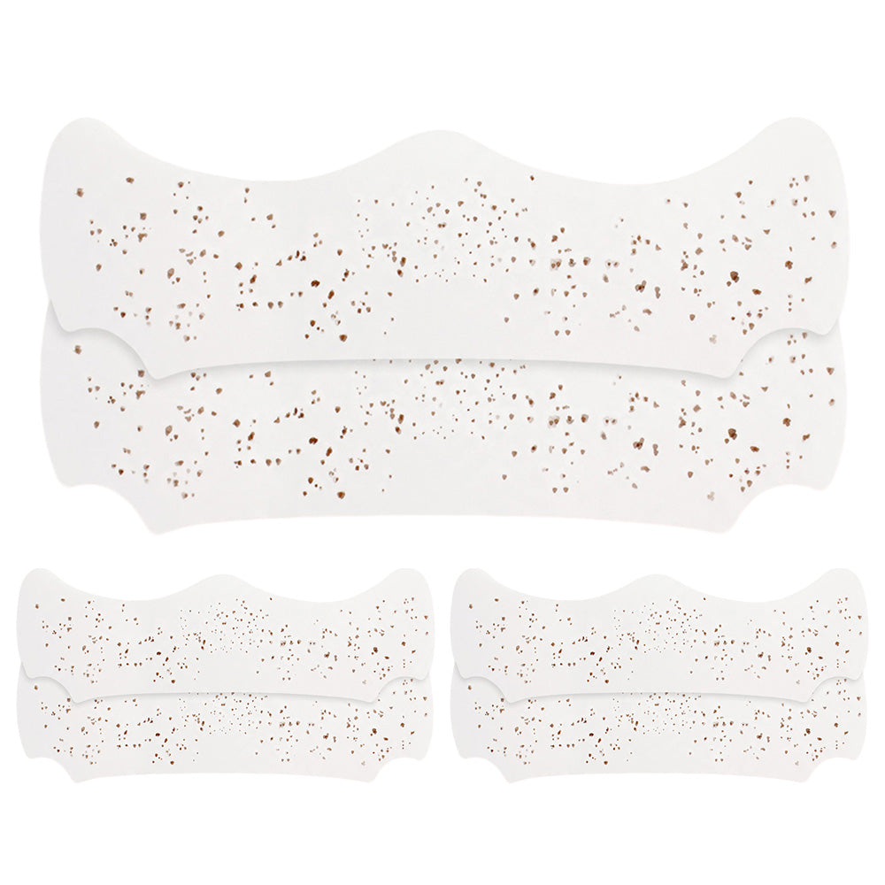 6 PCS Glitter Freckles Face Tattoo Water Resistant Sweat Resistant Gold Transfer Stickers for Party
