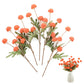 5 Pack Stem Cloth Dandelion Ball Artificial Flowers with Bendable Stems