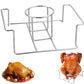 Beer Can Chicken Holder Stainless Steel Beer Chicken Stand With Handle For Grill And Smoker