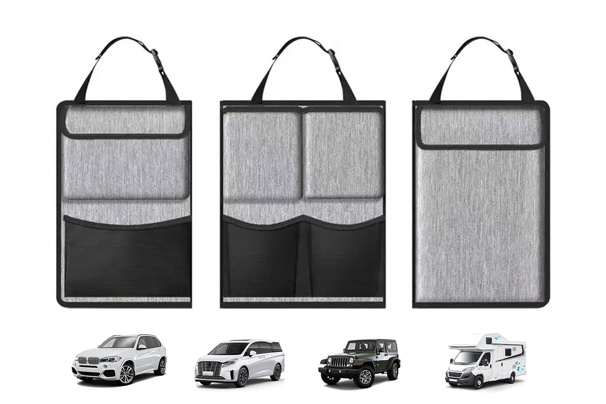 Car Trunk Organizer Large Capacity Backseat Trunk Organizer With Zippers Car Accessories