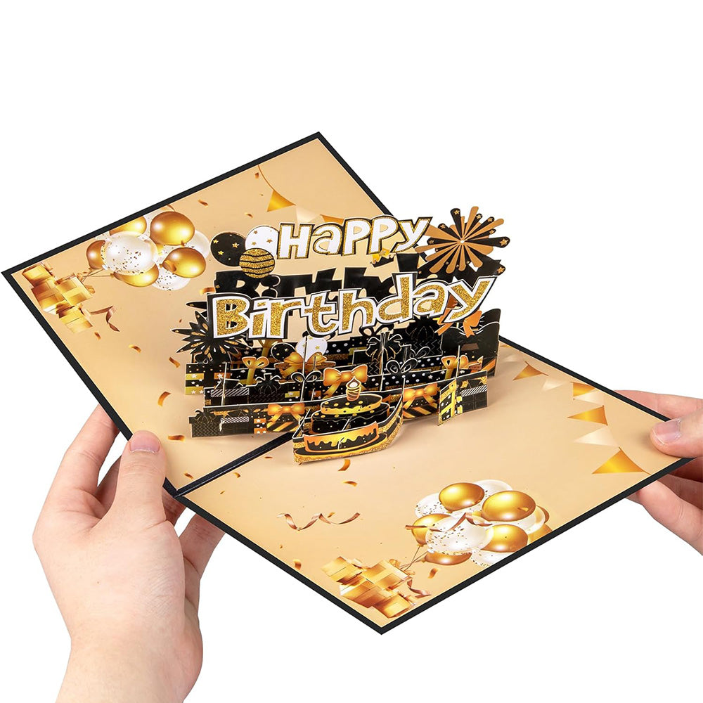 3D Pop Up Happy Birthday Card with Envelope