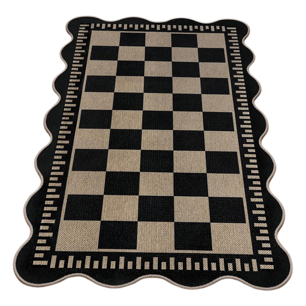Vintage Low Pile Rug Washable Mat for Living Room Bedroom-Style 1
