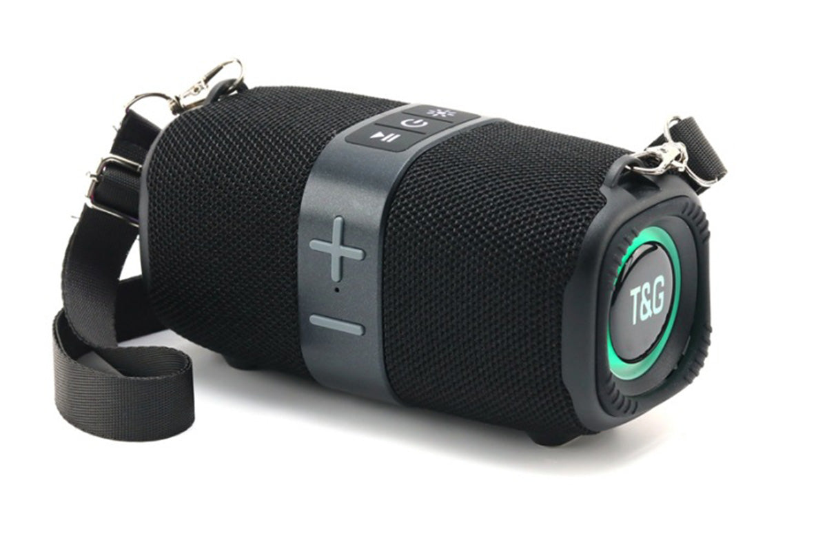 Portable Bluetooth Speaker, Portable Speaker, Bluetooth Speakers Wireless, LED Light Speaker Speakers Wireless Speaker with TF AUX FM for Shower Pool Party