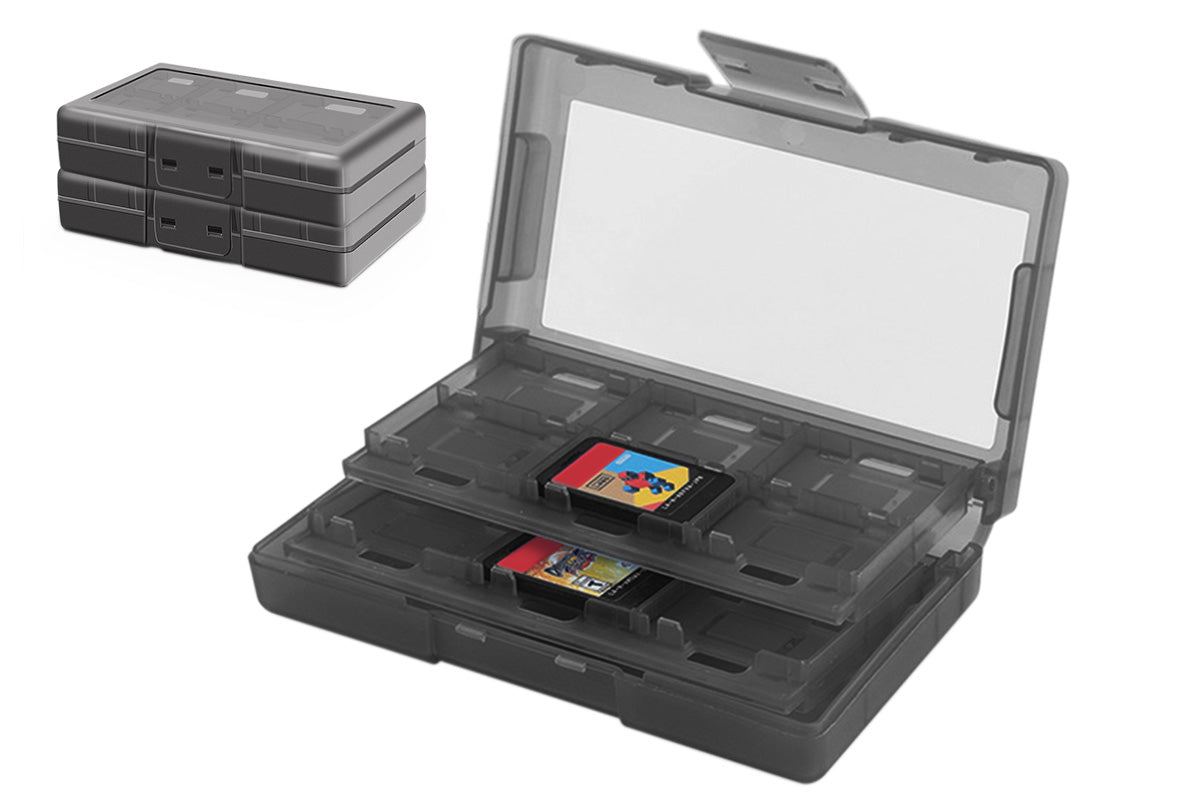2PCS 24 In 1 Game Card Storage Box Game Card Box Organizer Compatible With Nitendo Switch