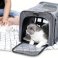 Pet Carrier for Large Cats Washable Dog Carrier Privacy Protection for Travel