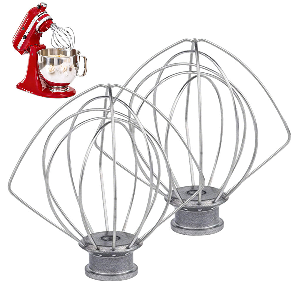 2XWire Whip Attachment Replacement for KitchenAid KSM90 K45 KSM150 Mixers
