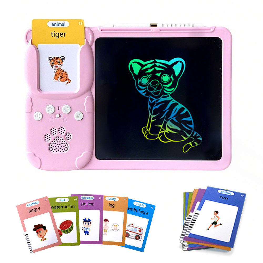 Talking Flash Cards Toys 510 Words with Drawing Tablet for Boys Girls