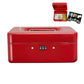 Lockable Cash Box Deposit Petty Cash Money Box with Code Lock Security Safe