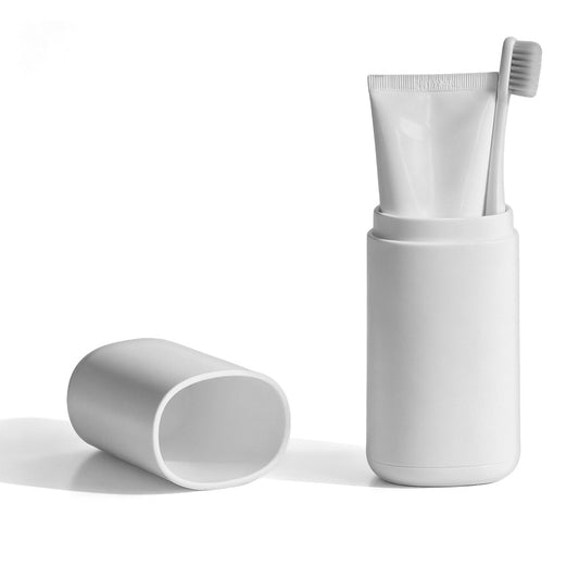 Portable 180 ml Travel Toothbrush Holder and Rinse Cup