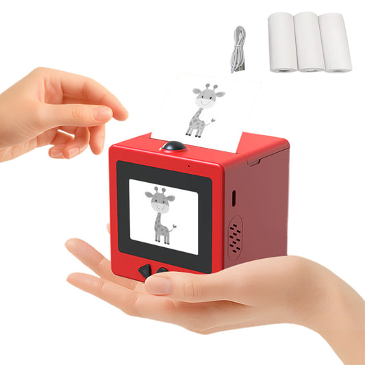 AI Voice Thermal Mini Inkless Sticker Printer with 24in Screen