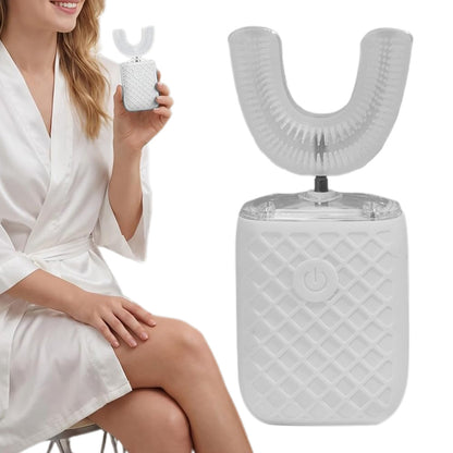U Shaped Electric Toothbrush 6 Modes Whole Mouth Brush for Adults