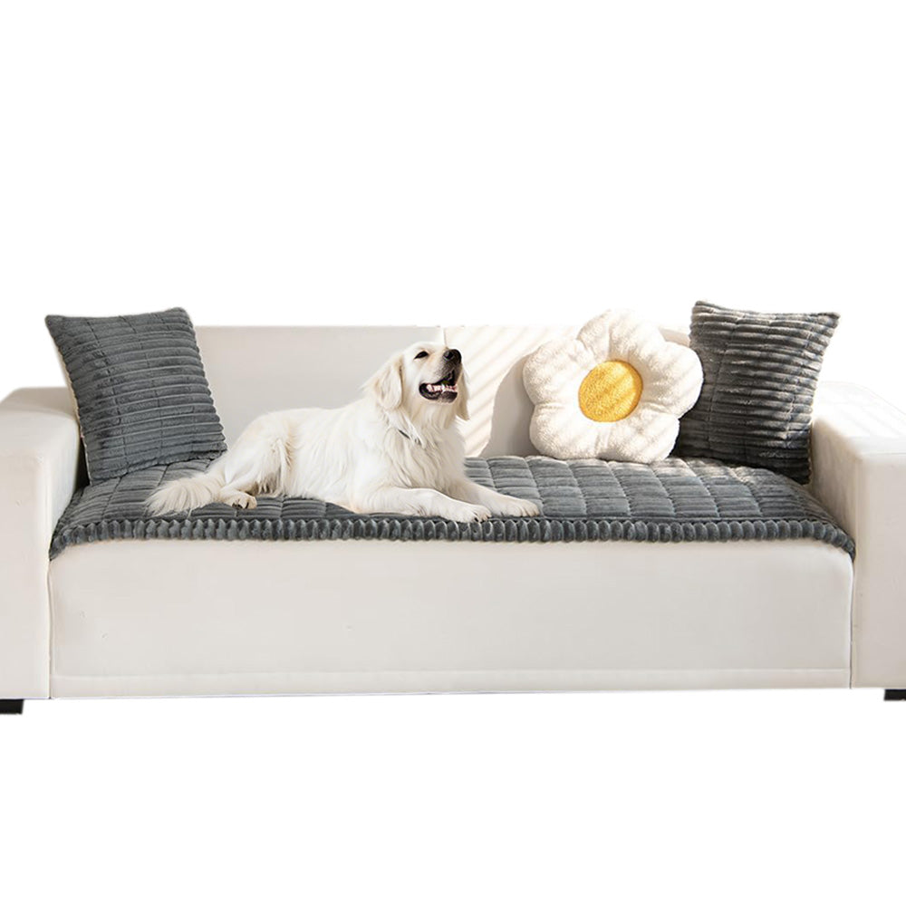 Sofa Covers Couch Cover for Dogs Washable Fuzzy Pet Couch Cushion