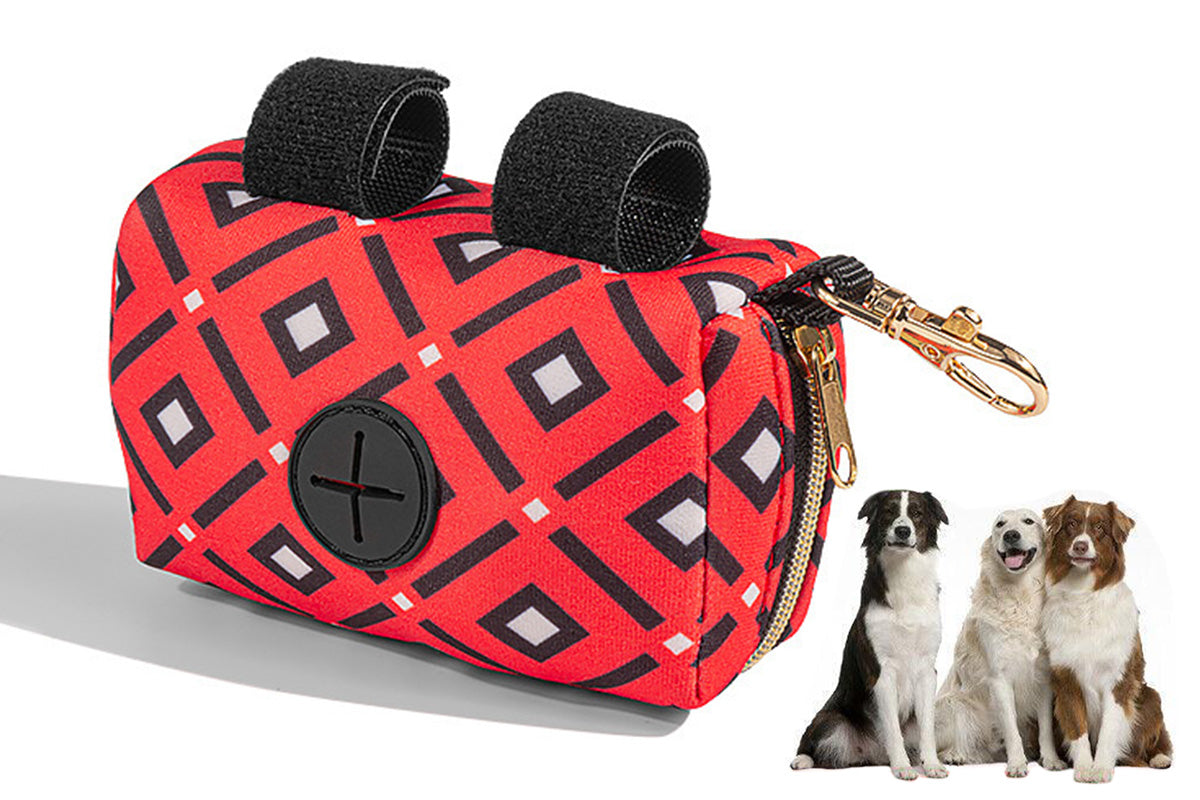 Pet Pouch Dog Poop Bag Holder Poo Waste Bags Container For Leash