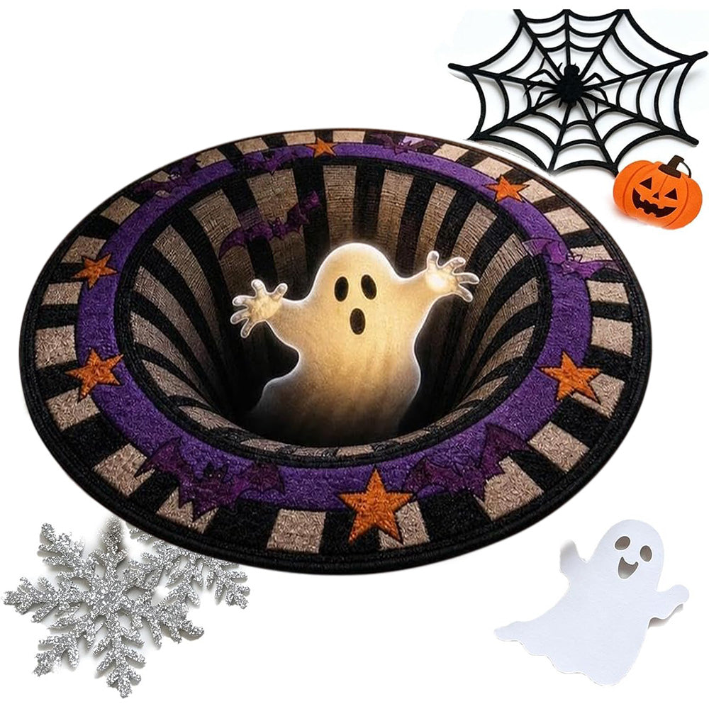 3D Round Non Slip Soft Halloween Rug for Living Room Bedroom-Style 3