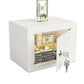 Small Safe Box with Key Lock Mini Security Safe for Money Cash Jewelry