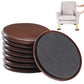 8 Piece Furniture Sliders Reusable Pads for Hardwood Floors and Carpet