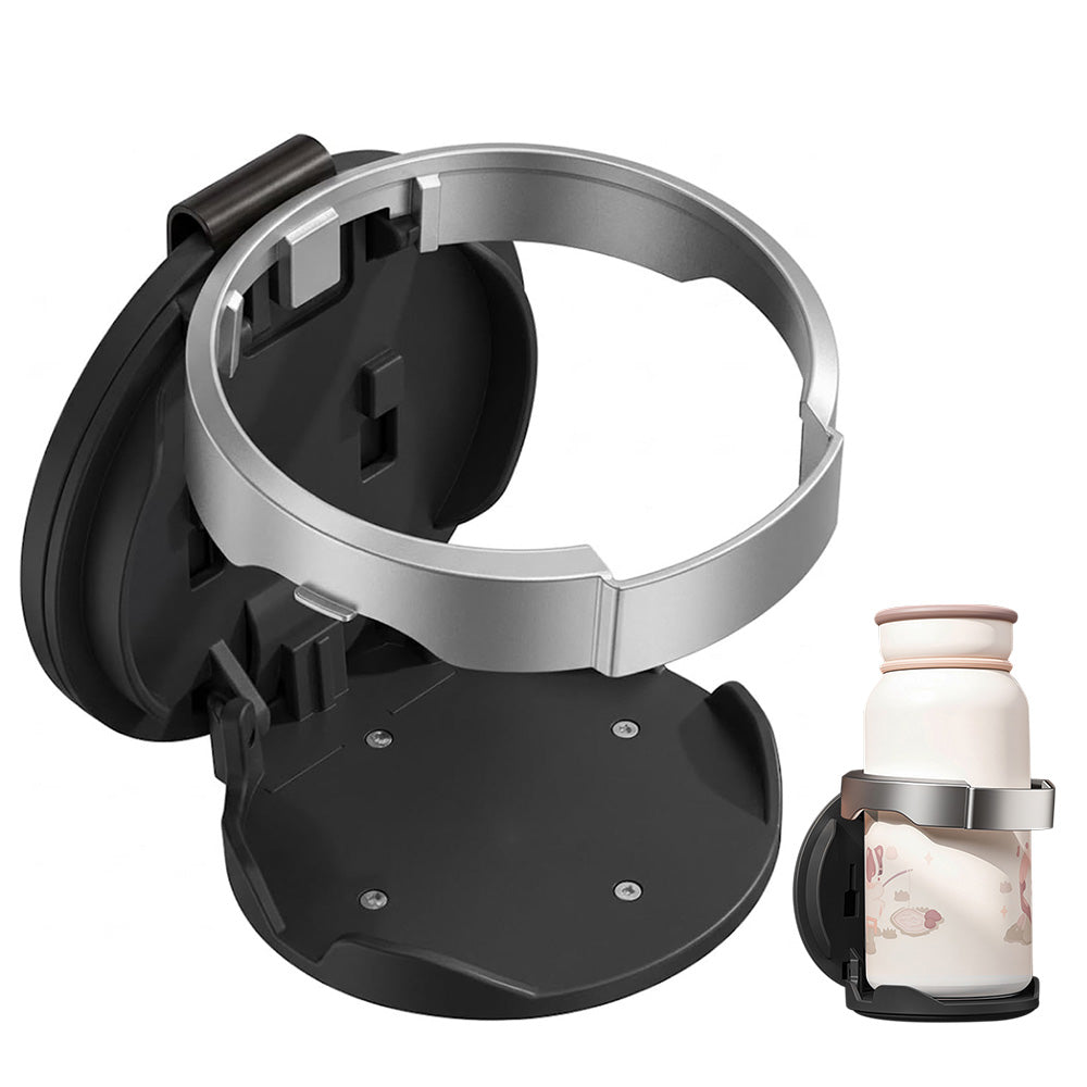 Adjustable Folding Car Door Cup Holder Clip-On Drink Organizer