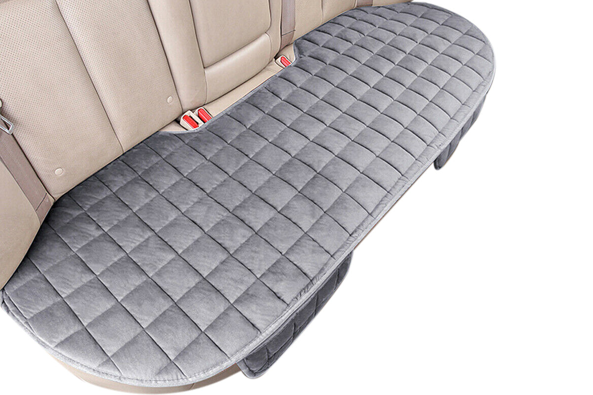 Car Seat Cushion Rear Seat Cover With Storage Pocket Auto Seat Cushion