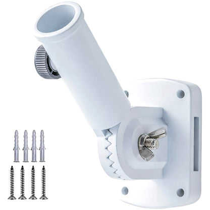 Adjustable Wall Mount Flag Pole Bracket for Flags Garden Lights and Posts