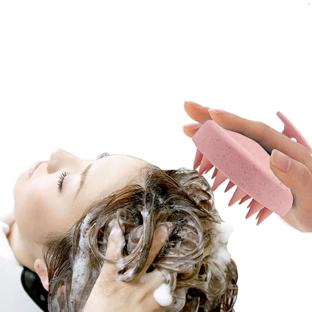 2Pcs Shampoo Brush Hair Scalp Massager Shower Comb for Scalp Exfoliator
