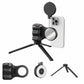 Phone Camera Grip with Selfie Light and Tripod for Photography TikTok