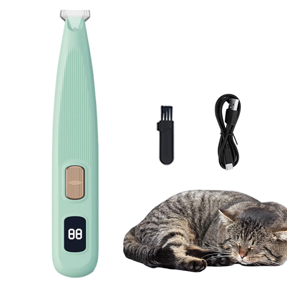 Dog Paw Trimmer LED Light Digital Display Pet Groomer for Cats Dogs