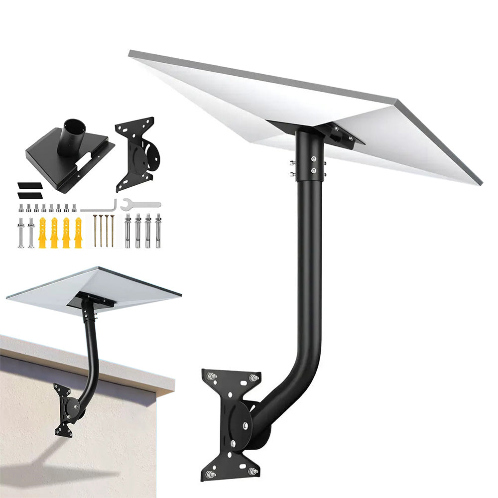 Adjustable Carbon Steel Wall and Roof Mount for Starlink 4 4X Gen 3
