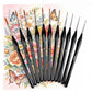 11 PCS Artist Paint Brush Set Detail Painting Brush for Watercolor Acrylic Oil