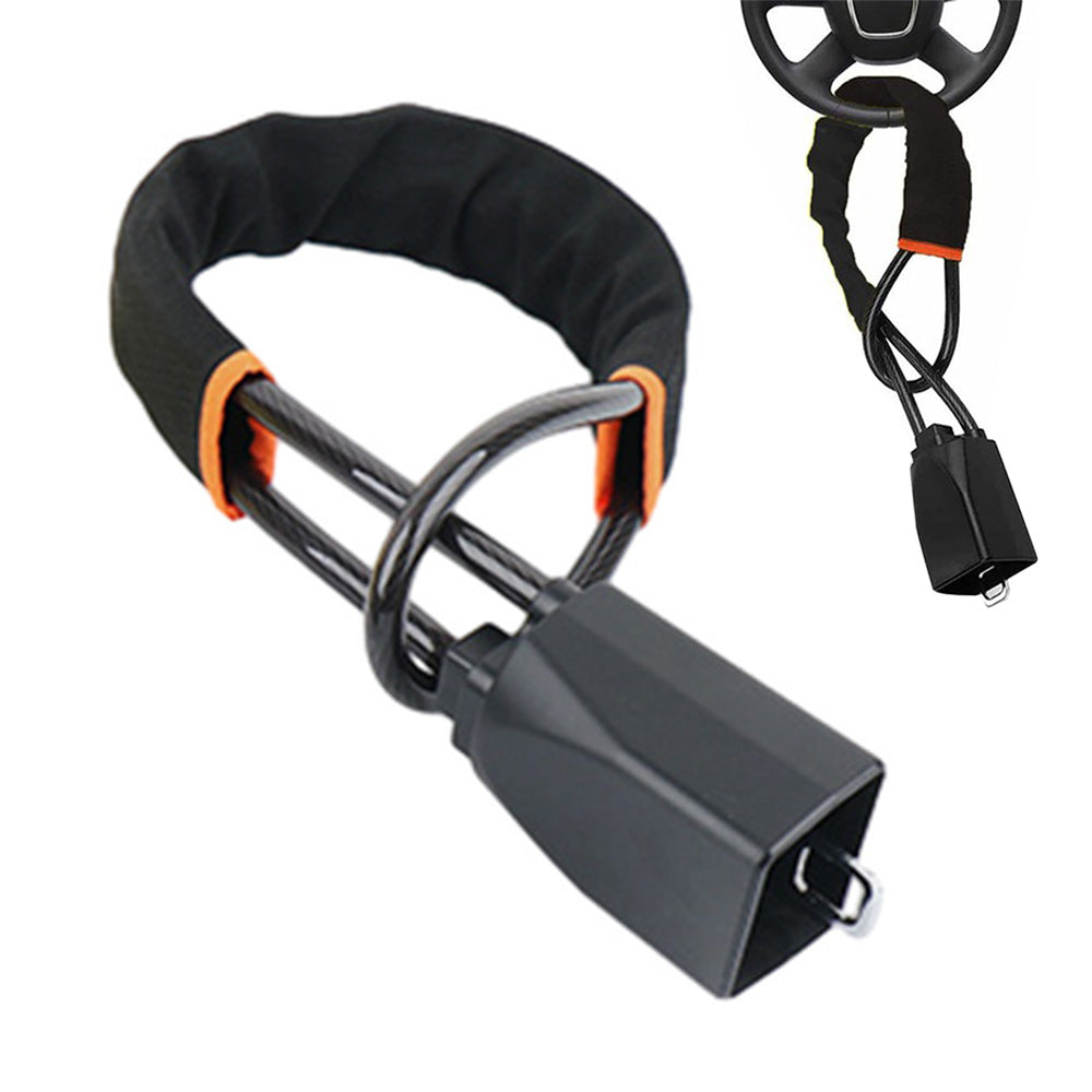 Universal Car Security Anti-Theft Steering Wheel Lock Device Adjustable Lock Fit