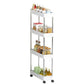 Slim Rolling Storage Cart Bathroom Shelves Organizer for Kitchen Laundry