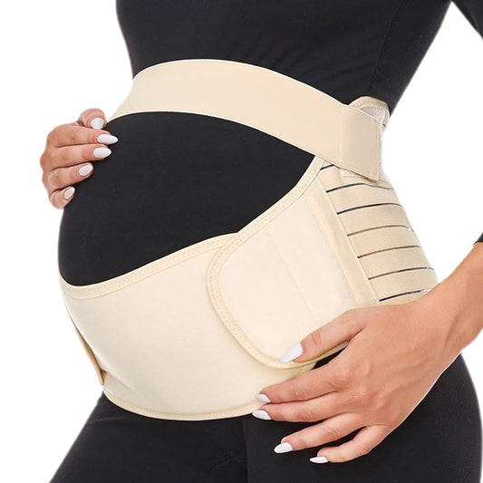 Maternity Support Belt Pregnancy Belly Band-Beige