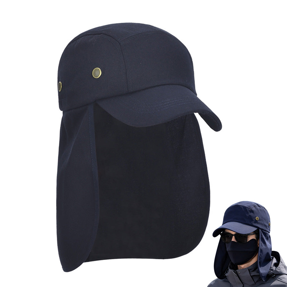 Summer Sun Hat Baseball Cap with Wide Brim and Extended Visor