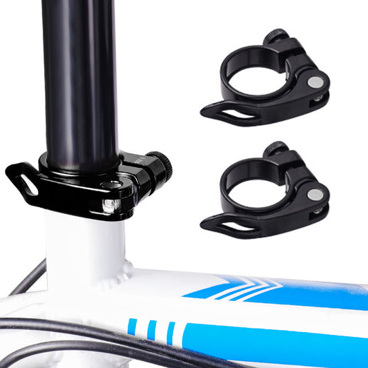 2 PCS Bike Seat Post Clamps for Mountain Road and Folding Bikes