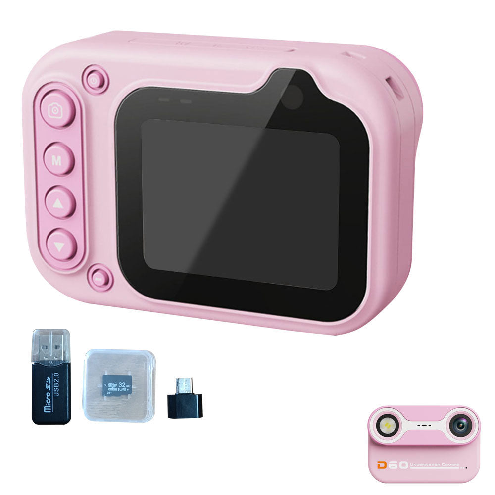 Digital Underwater Dual-Screen Camera Water-Resistant HD Swimming Camera