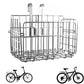 Foldable Bicycle Basket Front and Rear Hanging Storage Rack for Mountain Bike
