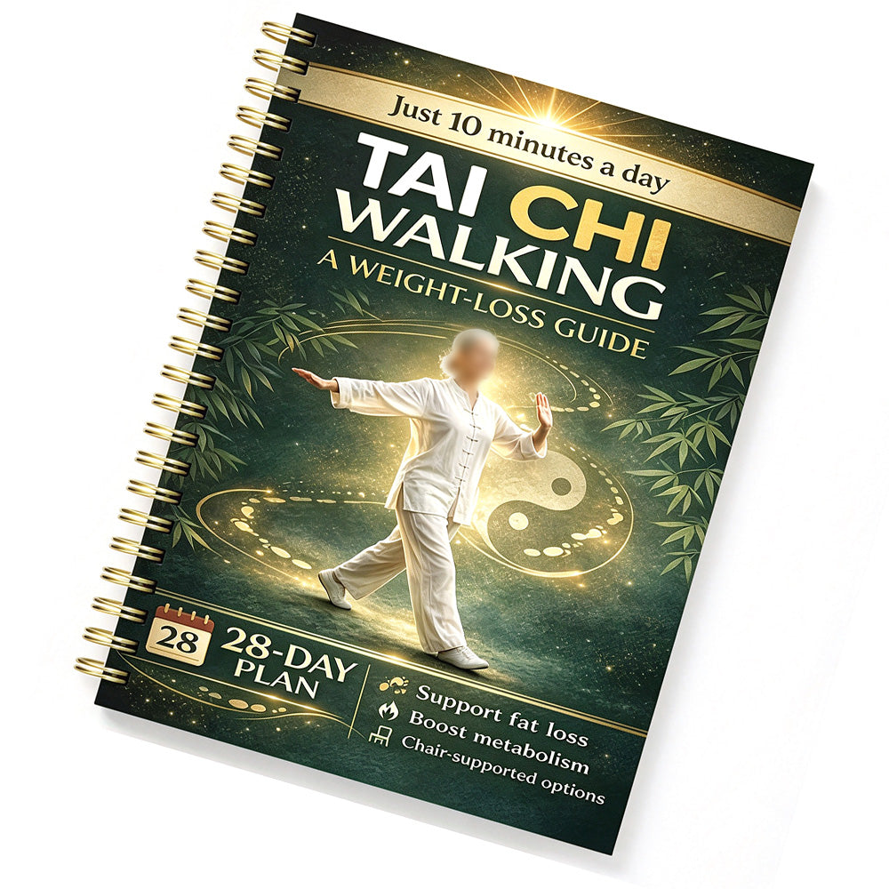28-Day Tai Chi Spiral Planner Practice Log for Seniors and Beginners