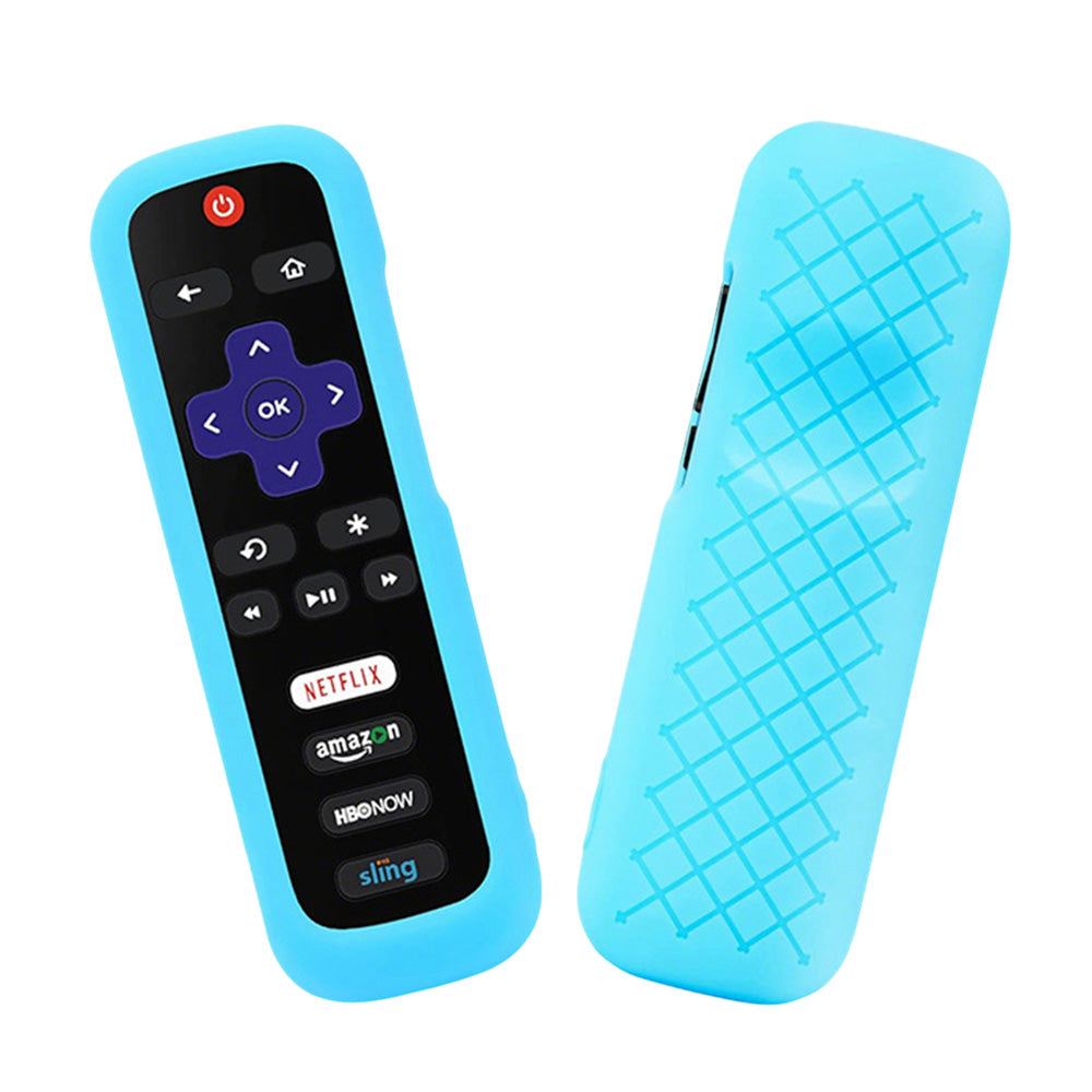 2 Pack Glow in The Dark Silicone Case Cover for Roku TV Remote