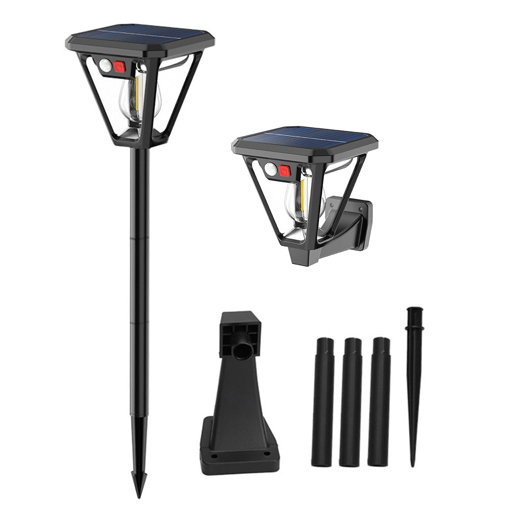 2XSolar Spot Lights Wall Motion Sensor Lights Path Lamp For Garden