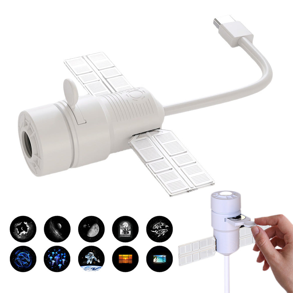 Galaxy Projector Night Light with 3 Modes and Timer Adjustable USB Night Light for Home Car