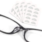 25 Pairs Eyeglass Nose Pads Self Adhesive Anti Slip Nose Pads for Glasses Sunglasses