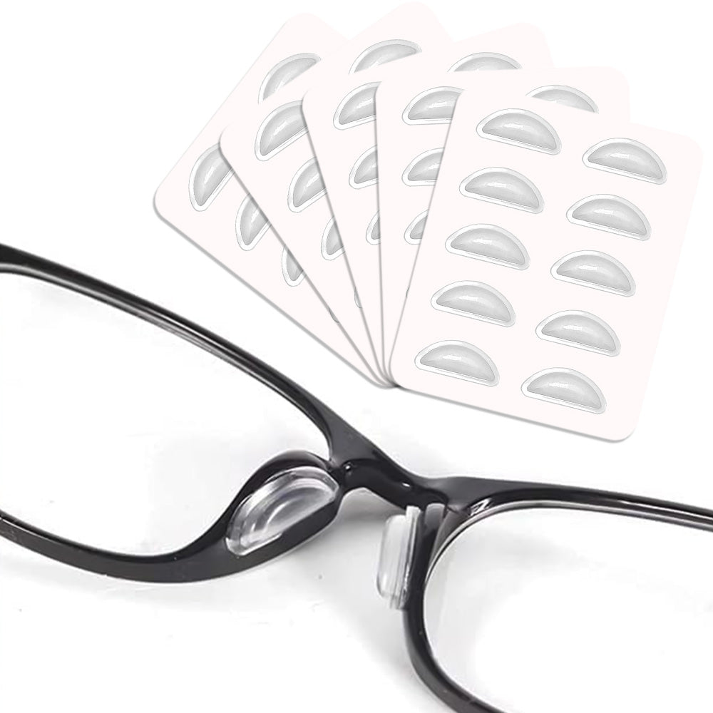 25 Pairs Eyeglass Nose Pads Self Adhesive Anti Slip Nose Pads for Glasses Sunglasses