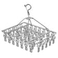 30-50 Pegs Stainless Steel Laundry Sock Underwear Clothes Dryer Rack Hanger