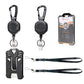 2XBadge Holder Retractable ID Cards Holder with Lanyard