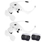 2XUSB Rechargeable LED Head Optical Glasses for Reading and Crafting