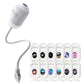 2 in 1 Galaxy Projector Starry Sky Night Light USB Projection Films Lamp